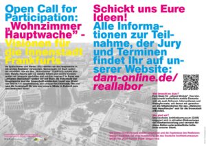 OPEN CALL FOR PARTICIPATION: „WOHNZIMMER HAUPTWACHE 2022“
