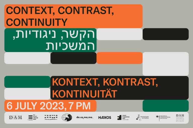 Kontext, Kontrast, Kontinuität: Housing & Resiliency