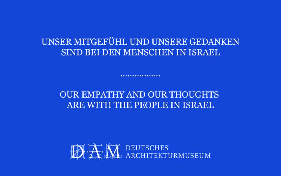 Der Angriff der Terrororganisation Hamas auf Israel erschüttert uns zutiefst.