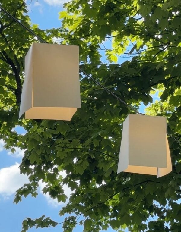 Frankfurter Lampion, weiß