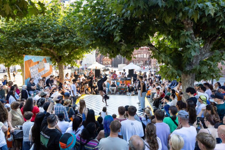 Breakdance Battle an der Langen Bank